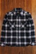 画像3: STUDIO D'ARTISAN CHECK L/S WORK SHIRT 5599 / BLACK