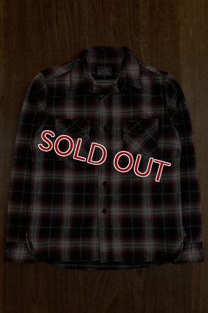 画像3: STUDIO D'ARTISAN CHECK L/S WORK SHIRT 5599 / RED