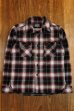 画像3: STUDIO D'ARTISAN CHECK L/S WORK SHIRT 5599 / RED