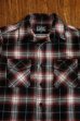 画像5: STUDIO D'ARTISAN CHECK L/S WORK SHIRT 5599 / RED
