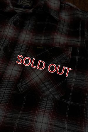 画像6: STUDIO D'ARTISAN CHECK L/S WORK SHIRT 5599 / RED