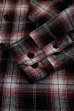 画像9: STUDIO D'ARTISAN CHECK L/S WORK SHIRT 5599 / RED