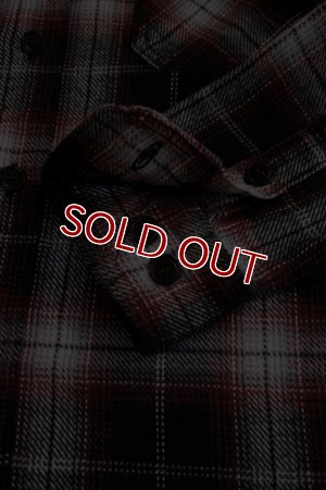 画像10: STUDIO D'ARTISAN CHECK L/S WORK SHIRT 5599 / RED