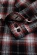 画像10: STUDIO D'ARTISAN CHECK L/S WORK SHIRT 5599 / RED