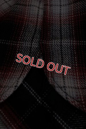 画像12: STUDIO D'ARTISAN CHECK L/S WORK SHIRT 5599 / RED
