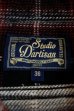 画像14: STUDIO D'ARTISAN CHECK L/S WORK SHIRT 5599 / RED