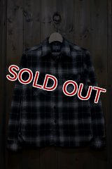 STUDIO D'ARTISAN CHECK L/S WORK SHIRT 5599 / BLACK