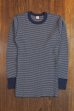 画像1: JOE McCOY TWO-TONE THERMAL SHIRT L/S MC17116 GRAY/NAVY (1)