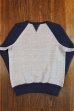 画像2: JOE McCOY TWO-TONE FREEDOM SLEEVE SWEATSHIRT MC17113 (GRAYxNAVY) (2)