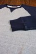 画像4: JOE McCOY TWO-TONE FREEDOM SLEEVE SWEATSHIRT MC17113 (GRAYxNAVY)
