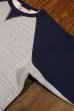 画像7: JOE McCOY TWO-TONE FREEDOM SLEEVE SWEATSHIRT MC17113 (GRAYxNAVY)