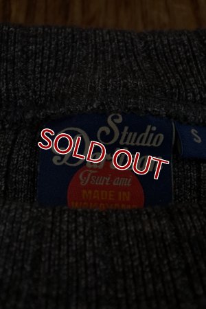 画像10: STUDIO D'ARTISAN スヴィンゴールド吊編みスエット 9885 (杢BLACK)