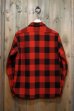 画像2: JOE McCOY 8 HOUR UNION BUFFALO CHECK FLANNEL SHIRT MS17105 (2)
