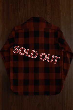 画像5: JOE McCOY 8 HOUR UNION BUFFALO CHECK FLANNEL SHIRT MS17105