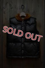 JOE McCOY MOUTON COLLAR HORSEHIDE DOWN VEST MJ17123