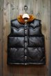 画像1: JOE McCOY MOUTON COLLAR HORSEHIDE DOWN VEST MJ17123 (1)