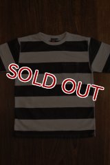 STUDIO D'ARTISAN TSURI-AMI BORDER T-SHIRT  9910 (IVRxBK)