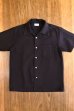 画像1: JOE McCOY PANAMA SHIRT S/S MS18009 NAVY (1)