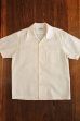 画像1: JOE McCOY PANAMA SHIRT S/S MS18009 WHITE (1)