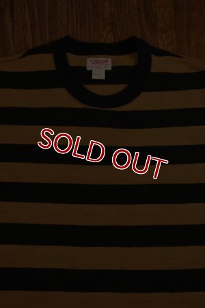 画像3: BUCO STRIPE TEE S/S BC18002 BROWNxBLACK