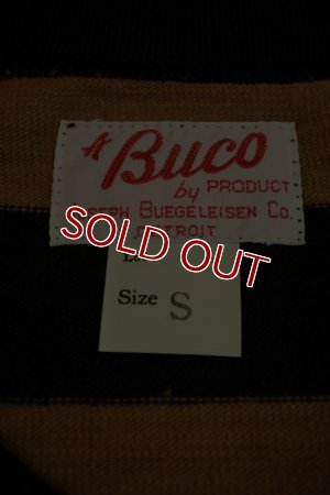 画像7: BUCO STRIPE TEE S/S BC18002 BROWNxBLACK