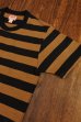 画像4: BUCO STRIPE TEE S/S BC18002 BROWNxBLACK