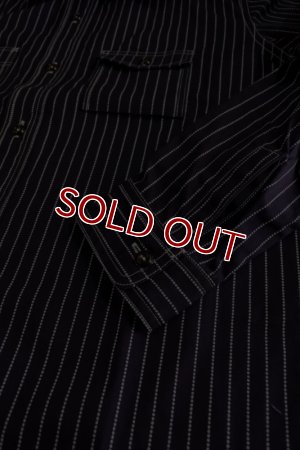 画像3: 8HU INDIGO WABASH STRIPE WORK SHIRT MS19012