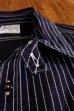 画像5: 8HU INDIGO WABASH STRIPE WORK SHIRT MS19012