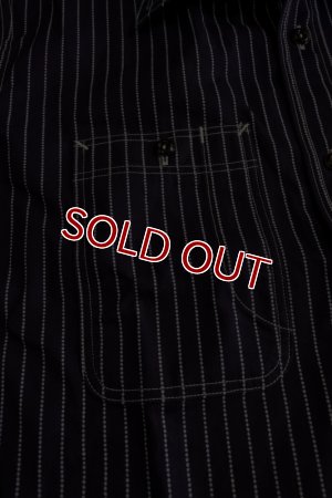 画像7: 8HU INDIGO WABASH STRIPE WORK SHIRT MS19012
