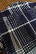画像7: JOE McCOY INDIGO CHECK OPEN COLLAR SHIRT MS19010