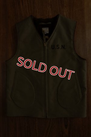 画像3: THE REAL McCOY'S VEST, ALPACA, PILE-LINED MJ19105