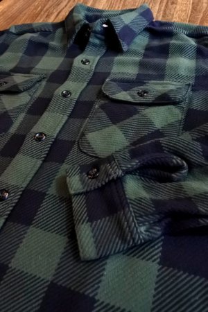画像5: JOE McCOY 8 HOUR UNION BUFFALO CHECK FLANNEL SHIRT MS20101