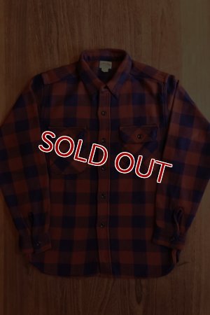 画像1: JOE McCOY 8 HOUR UNION BUFFALO CHECK FLANNEL SHIRT MS20101