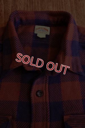 画像3: JOE McCOY 8 HOUR UNION BUFFALO CHECK FLANNEL SHIRT MS20101
