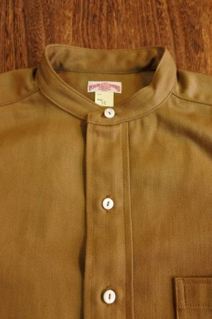 画像4: DOUBLE DIAMOND BAND COLLAR SATEEN SHIRT MS20107