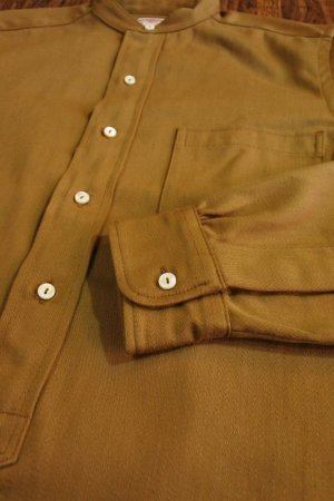 画像5: DOUBLE DIAMOND BAND COLLAR SATEEN SHIRT MS20107