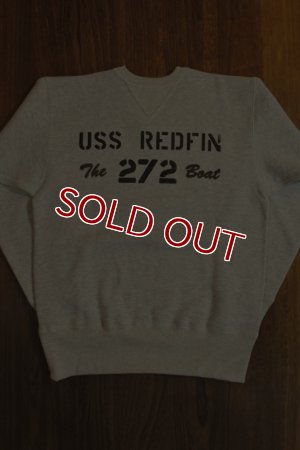 画像2: THE REAL McCOY'S MILITARY PRINT SWEATSHIRT / USS REDFIN MC22106