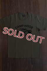 THE REAL McCOY'S MILITARY TEE / CAMP HOOD MC23005
