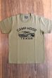 画像1: THE REAL McCOY'S MILITARY TEE / CAMP HOOD MC23005 (1)