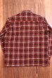 画像2: JOE McCOY WOOL STRIPE OPEN-COLLAR SHIRT MS23106 (2)