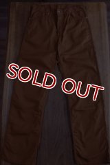 JOE McCOY 8 HOUR UNION BROWN CANVAS WAIST OVERALLS MP16031