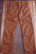 画像1: JOE McCOY 8 HOUR UNION BROWN CANVAS WAIST OVERALLS MP16031 (1)