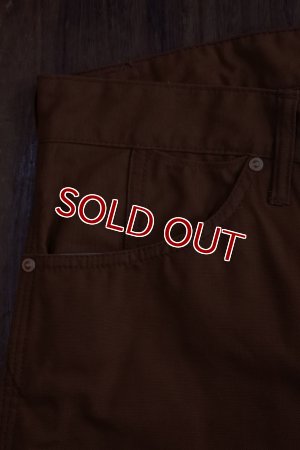 画像7: JOE McCOY 8 HOUR UNION BROWN CANVAS WAIST OVERALLS MP16031