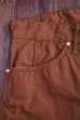 画像7: JOE McCOY 8 HOUR UNION BROWN CANVAS WAIST OVERALLS MP16031