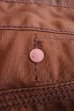 画像11: JOE McCOY 8 HOUR UNION BROWN CANVAS WAIST OVERALLS MP16031