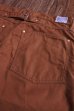 画像13: JOE McCOY 8 HOUR UNION BROWN CANVAS WAIST OVERALLS MP16031