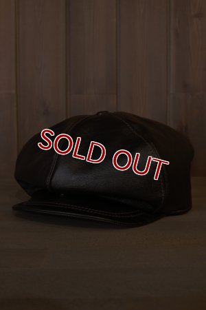 画像2: JOE McCOY HORSEHIDE NEWSBOY CAP MA24108