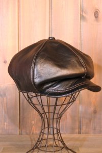 JOE McCOY HORSEHIDE NEWSBOY CAP MA24108