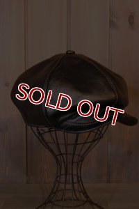 JOE McCOY HORSEHIDE NEWSBOY CAP MA24108