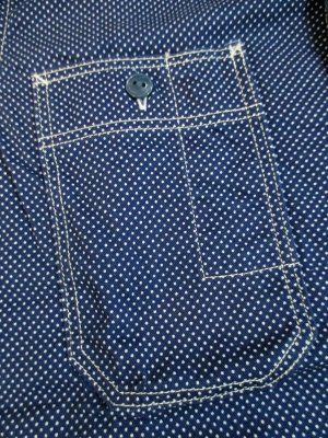 画像5: STUDIO D'ARTISAN POLKA DOT WORK SHIRT 5480